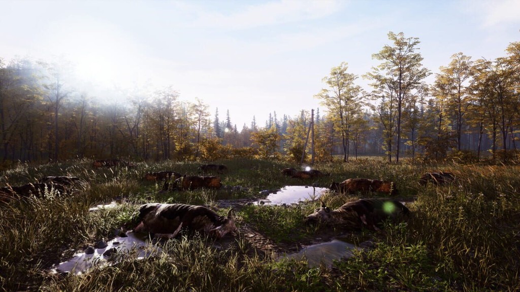 Deadside corpse ESP in open field showing deadside player tracking